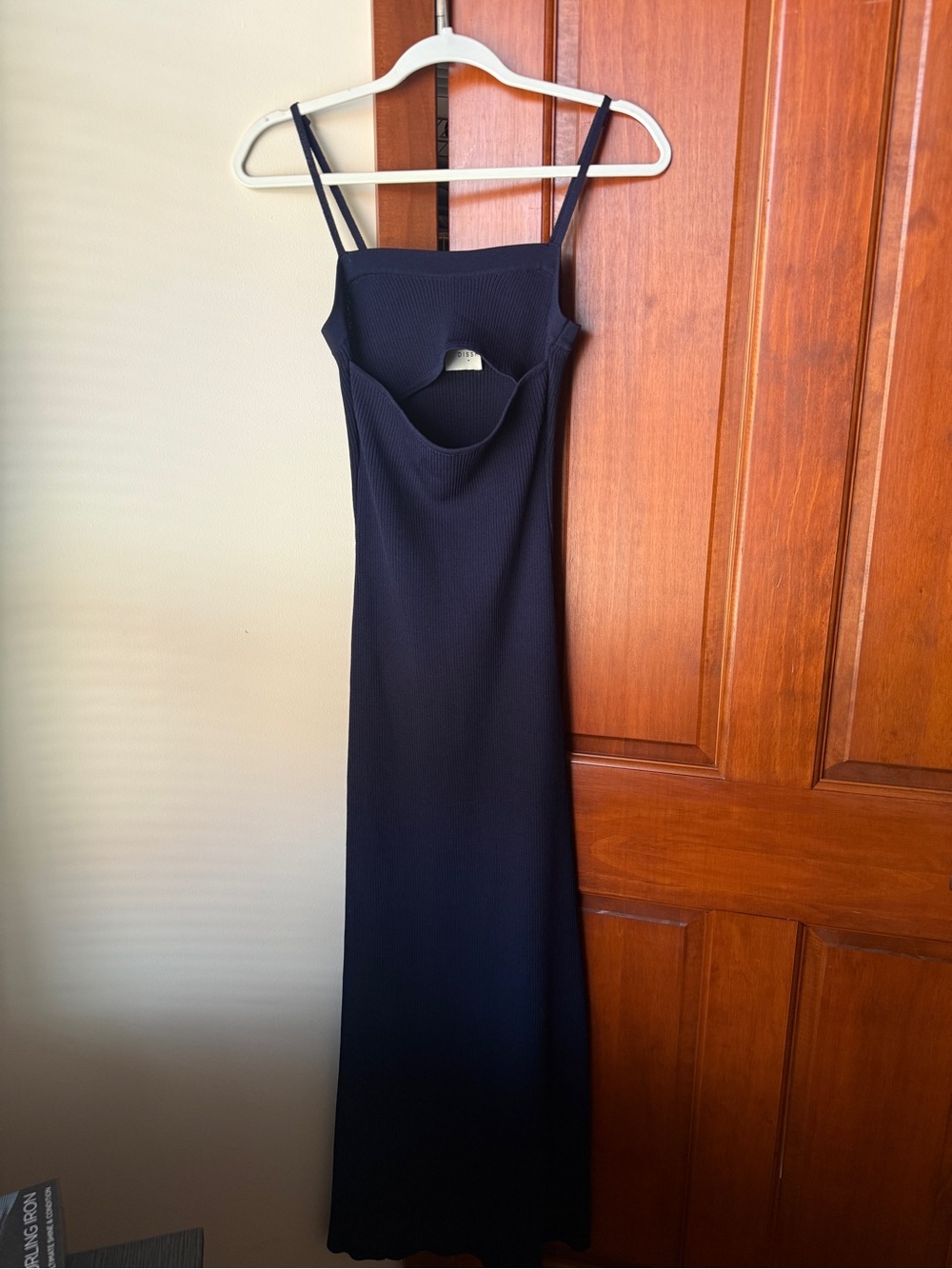 DISSH Navy Cutout Slip Maxi - Picture 4 of 5